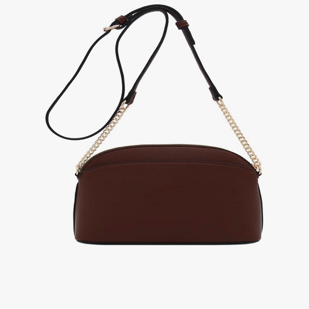 Elegant Brown Dome Crossbody Bag, NWT!! - Picture 6 of 7